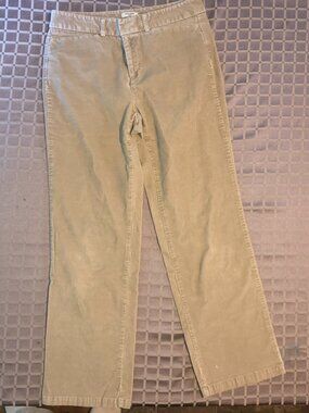 Dockers Women’s Ideal Fit Corduroy Pants 10P Medium Petite | Khaki Straight Leg